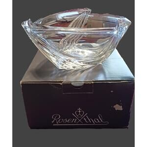 Rosenthal 24% Lead Crystal 7" Bowl with Original Box
